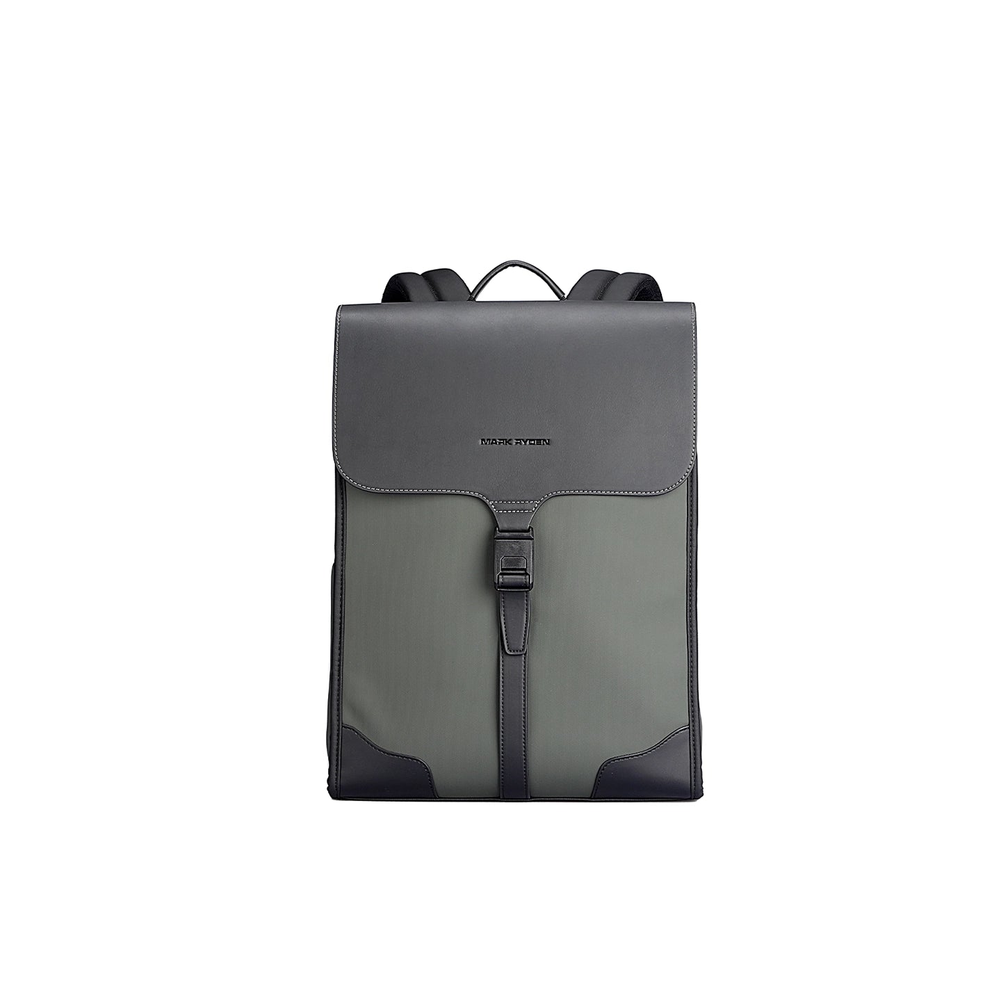MUKE I: School Style Classic Business Work Black Oxford Backpack