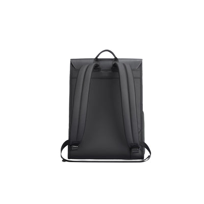 MUKE I: School Style Classic Business Work Black Oxford Backpack
