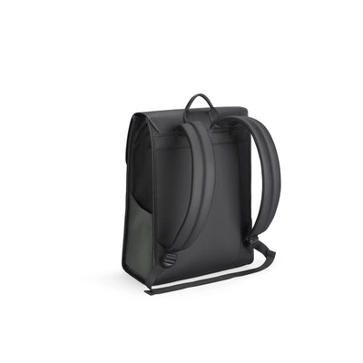 MUKE I: School Style Classic Business Work Black Oxford Backpack