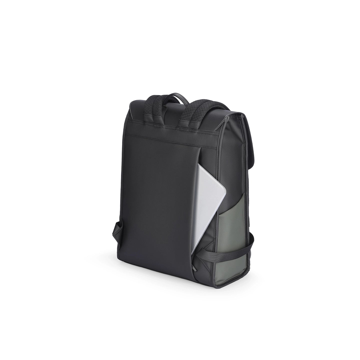 MUKE I: School Style Classic Business Work Black Oxford Backpack