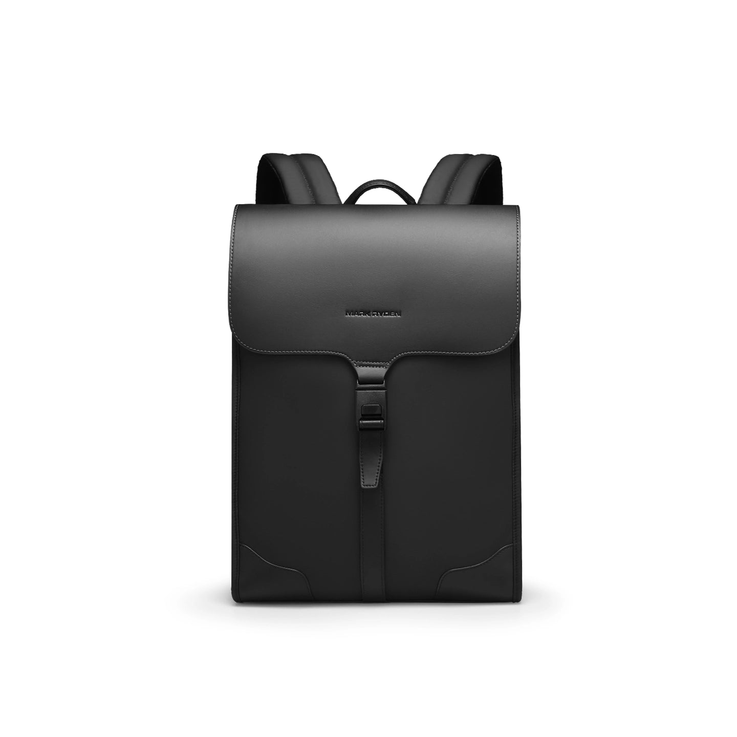 MUKE I: School Style Classic Business Work Black Oxford Backpack