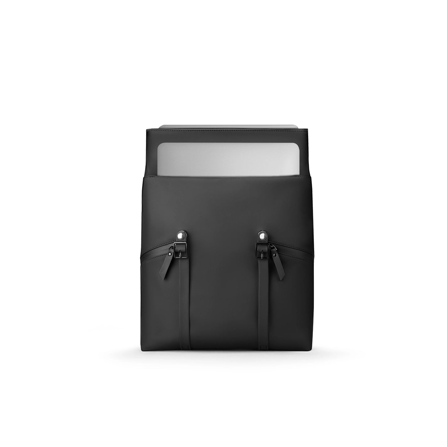 MUKE II:School Classic Business Work Black Oxford Backpack