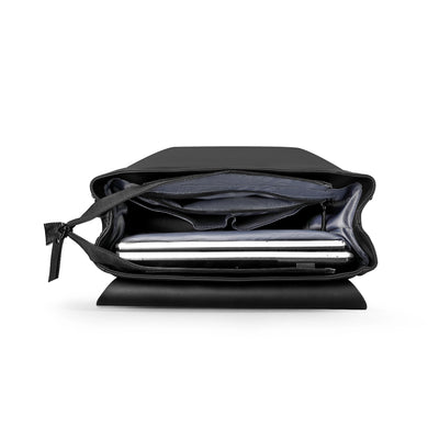 MUKE II:School Classic Business Work Black Oxford Backpack