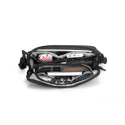 Harvey: Leather Waterproof Multifunction Messenger Bag