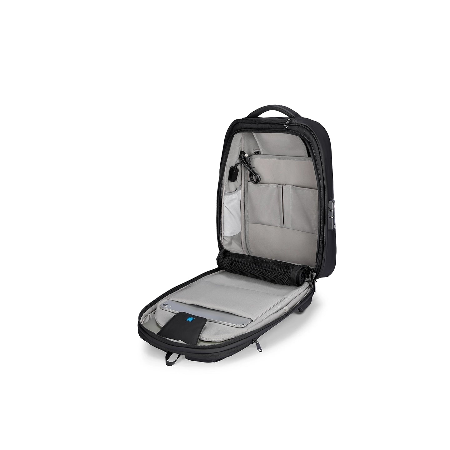 Protector II: Upgrade Diamond-cut Design Hard shell Waterproof Multifunctional  Laptop Backpack