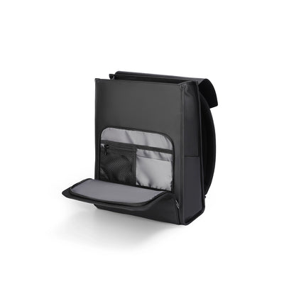 MUKE III: School Style Classic Business Work Black Oxford Backpack