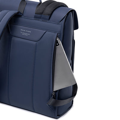 MUKE III: School Style Classic Business Work Black Oxford Backpack