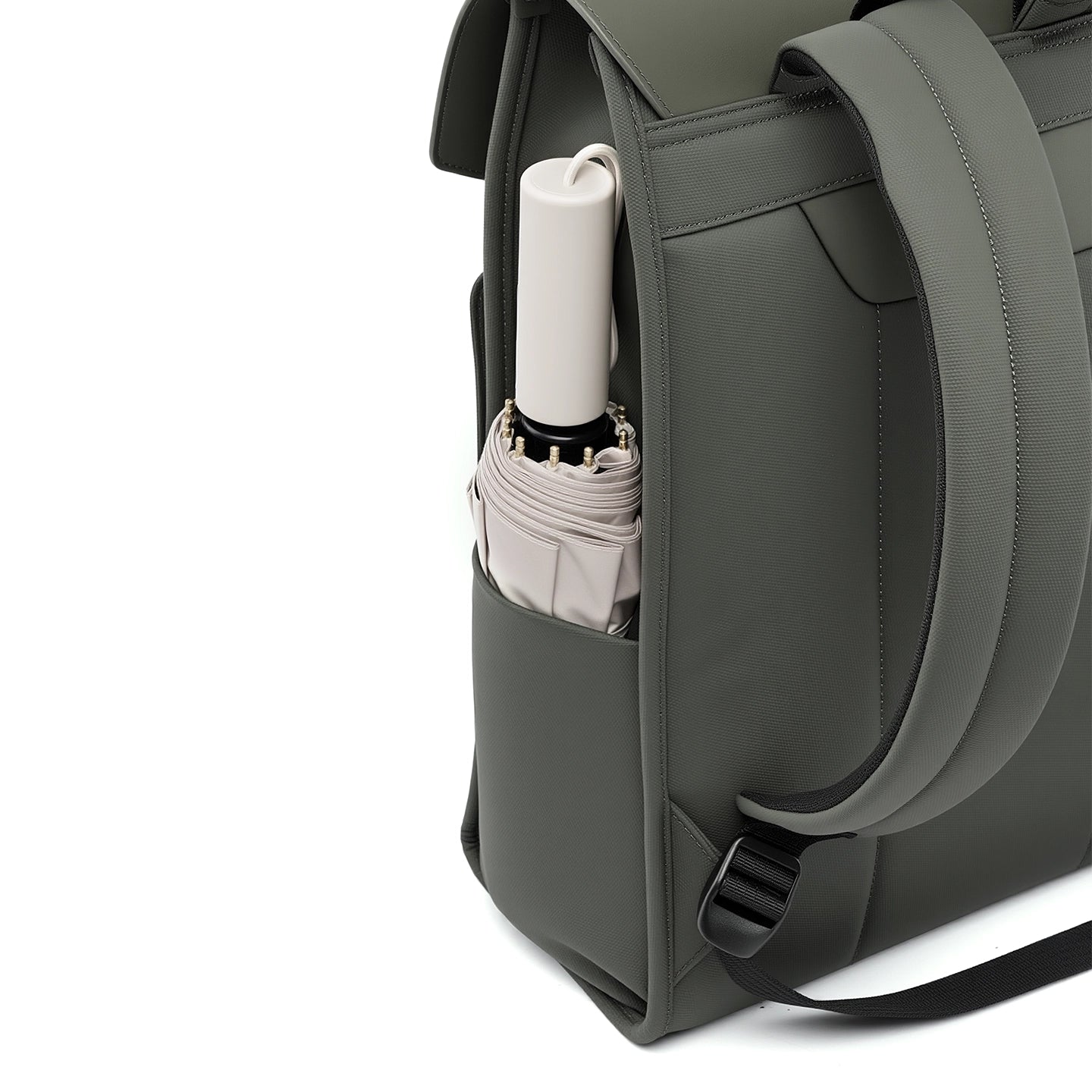 MUKE III: School Style Classic Business Work Black Oxford Backpack