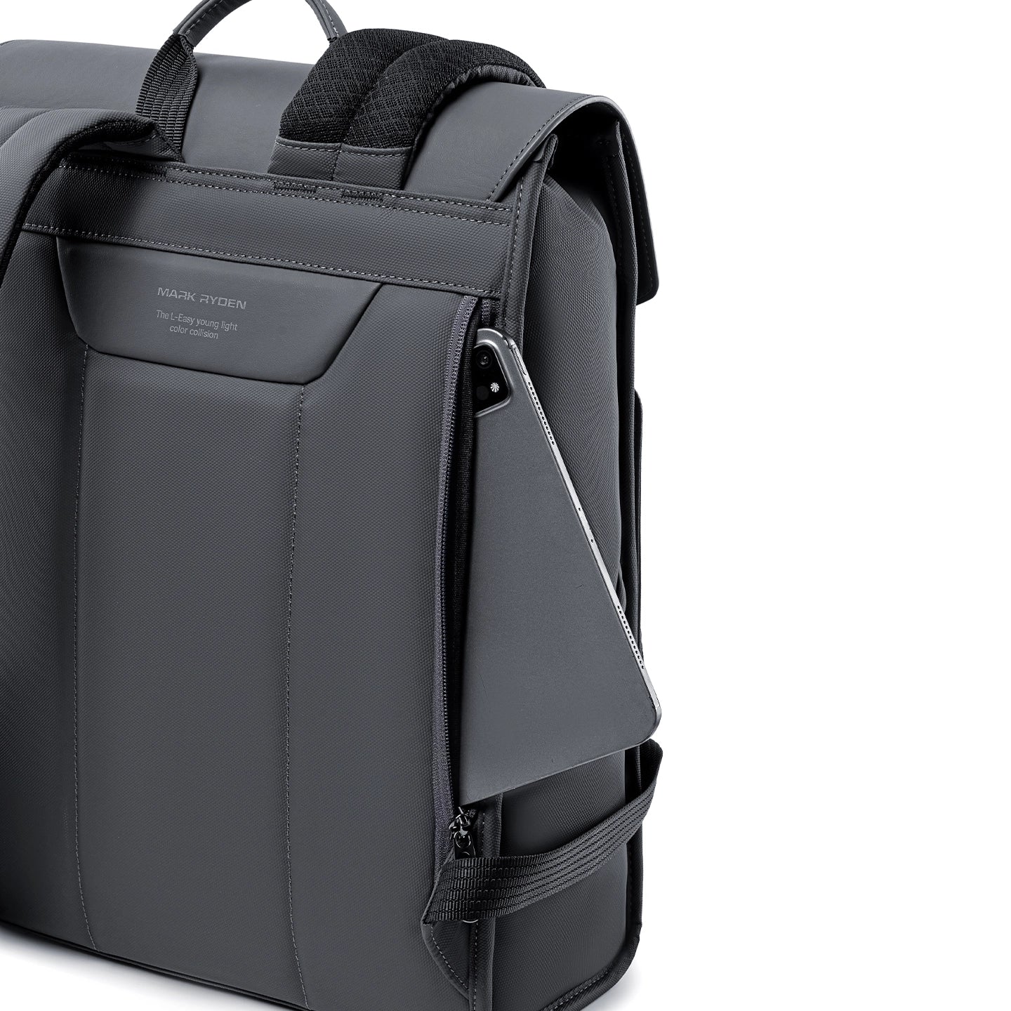 MUKE III: School Style Classic Business Work Black Oxford Backpack