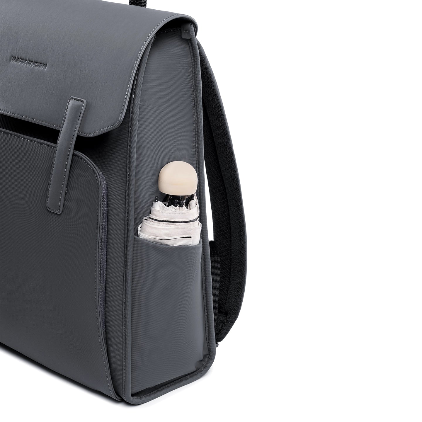 MUKE III: School Style Classic Business Work Black Oxford Backpack