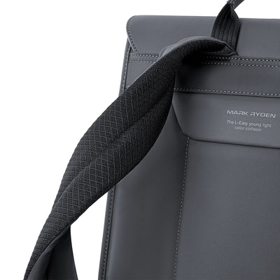MUKE III: School Style Classic Business Work Black Oxford Backpack