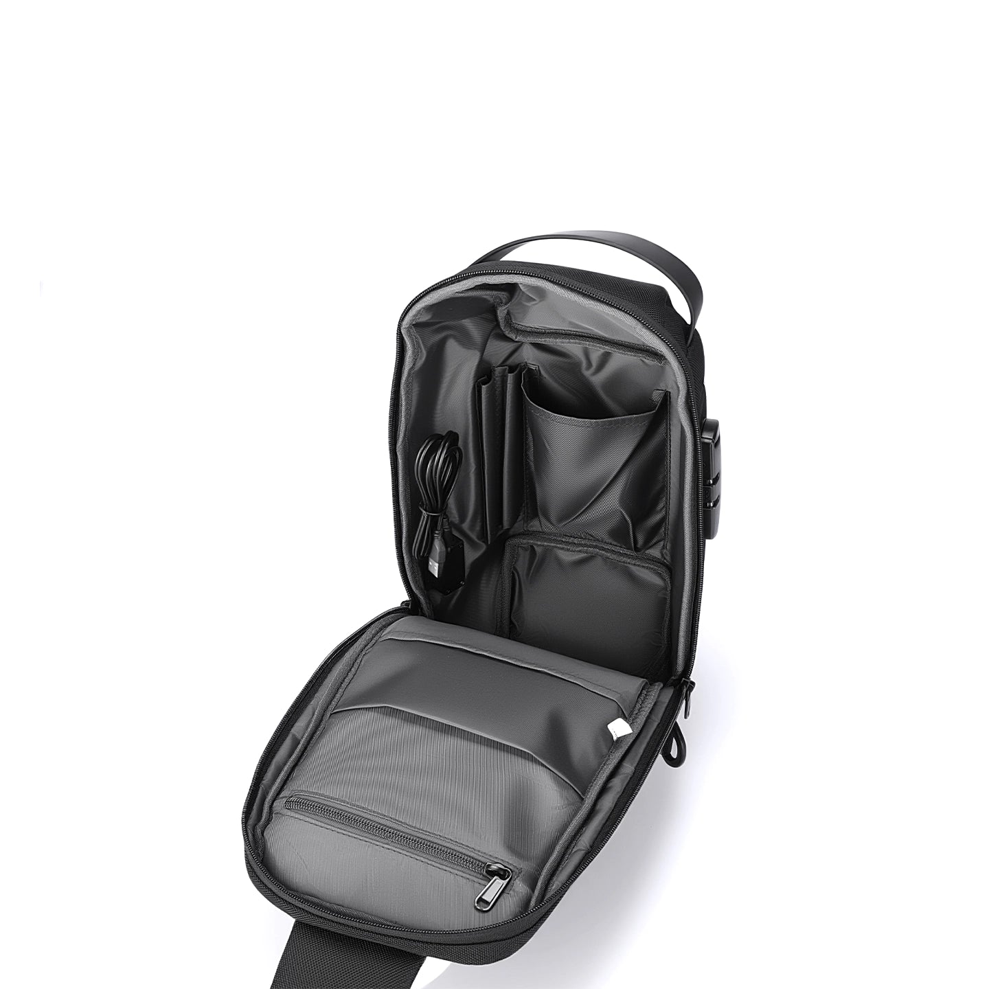 ODYSSEY MINI : Sac à bandoulière imperméable antivol de style décontracté et professionnel 