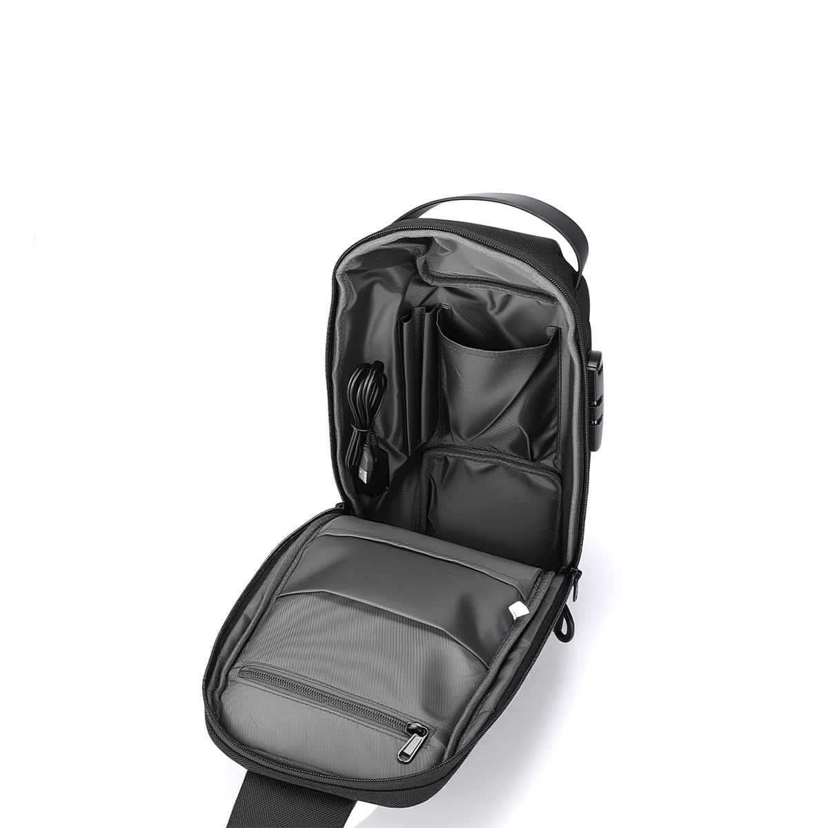ODYSSEY MINI: Anti-Diebstahl, wasserdichte Umhängetasche im Business-Casual-Stil