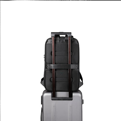 ODYSSEY: Business-Laptop-Rucksack mit Micro- und USB-Aufladung und diebstahlsicherem TSA-Schloss 