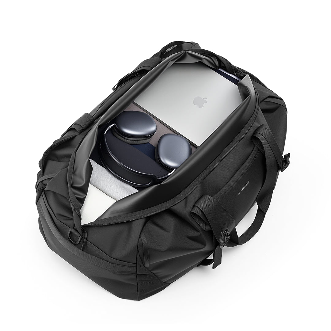 AeroDuffle: 48L Travel Duffle Bag with Multi-Pockets & Luggage Strap