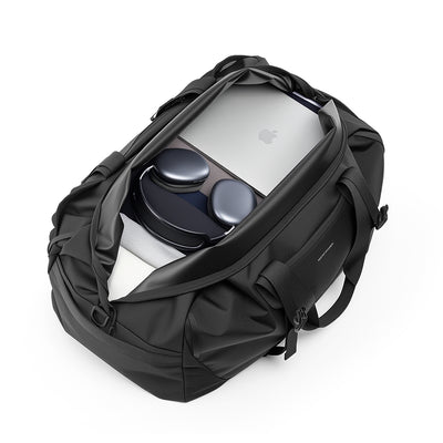 AeroDuffle: 48L Travel Duffle Bag with Multi-Pockets & Luggage Strap