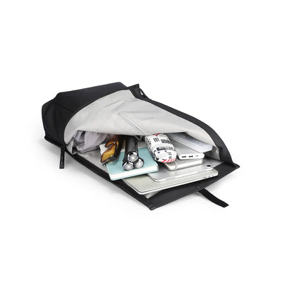 Trendy: Lässiger Rucksack aus Leder mit mehreren Fächern