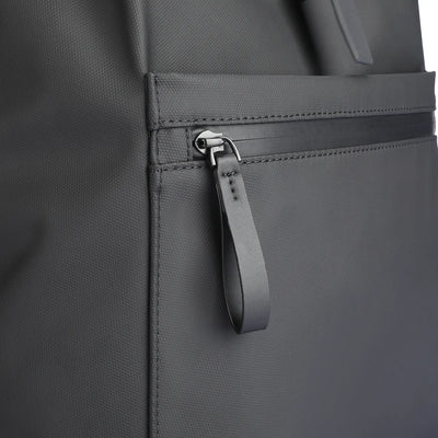 Trendy: Lässiger Rucksack aus Leder mit mehreren Fächern