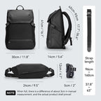 Mark Ryden Global black multi-functional two-in-one backpack conversion design