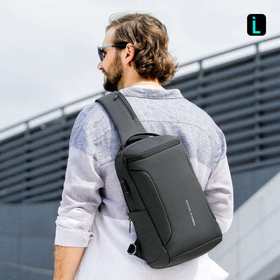 MarkRyden Global Mini Compacto Pro black USB shoulder bag for modern travelers