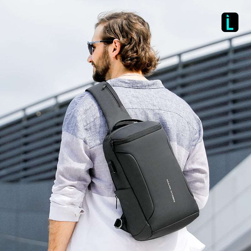 MarkRyden Global Mini Compacto Pro black USB shoulder bag for modern travelers