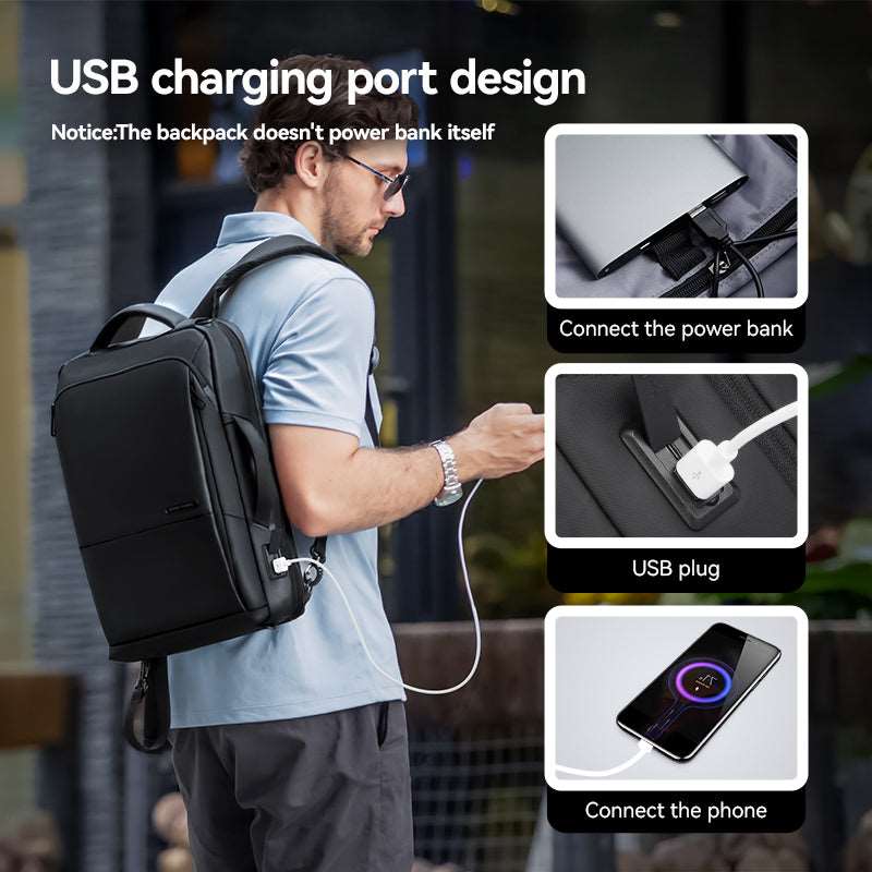 Mark Ryden Global Squero III backpack with USB charging - modern travel bag