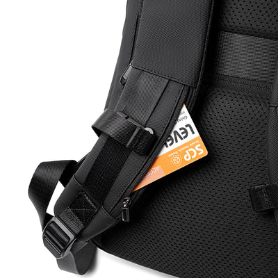 AeroBrief: 17L Business Laptop Backpack with 3D Breathable Back for Commuter