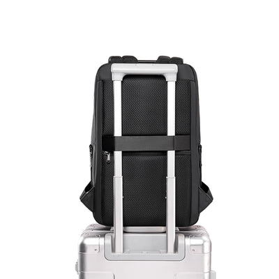 AeroBrief: 17L Business Laptop Backpack with 3D Breathable Back for Commuter