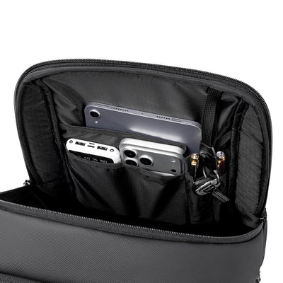 AeroBrief: 17L Business Laptop Backpack with 3D Breathable Back for Commuter