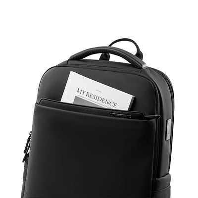 VaultPro: Business Backpack with EVA Diamond Protection & USB Charging