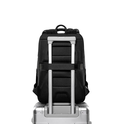 VaultPro: Business Backpack with EVA Diamond Protection & USB Charging