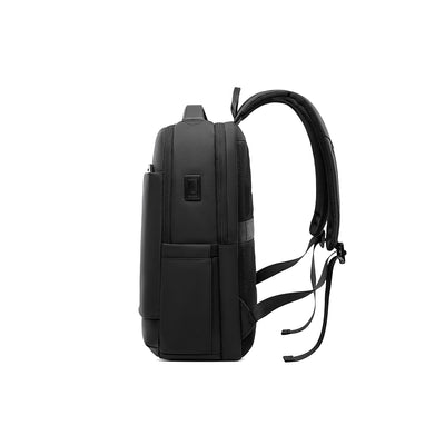 VaultPro: Business Backpack with EVA Diamond Protection & USB Charging