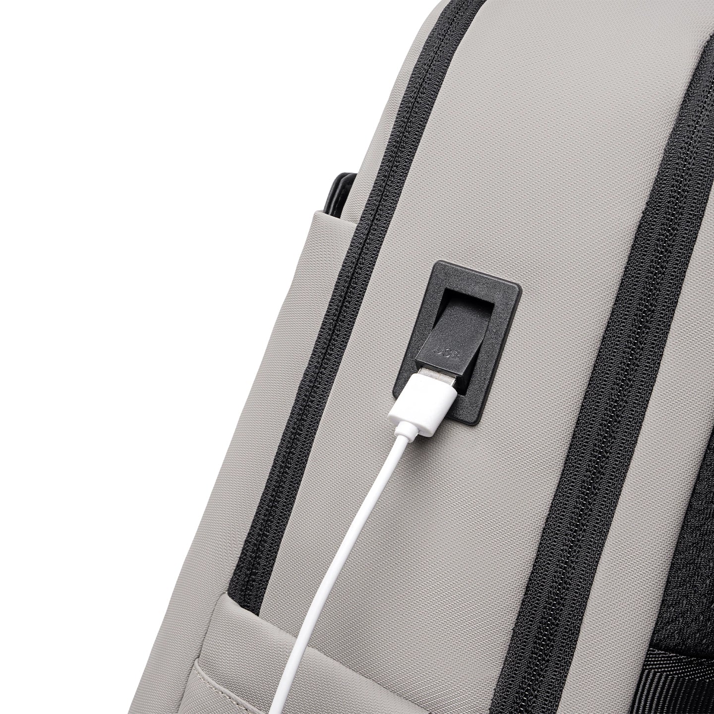VaultPro: Business Backpack with EVA Diamond Protection & USB Charging