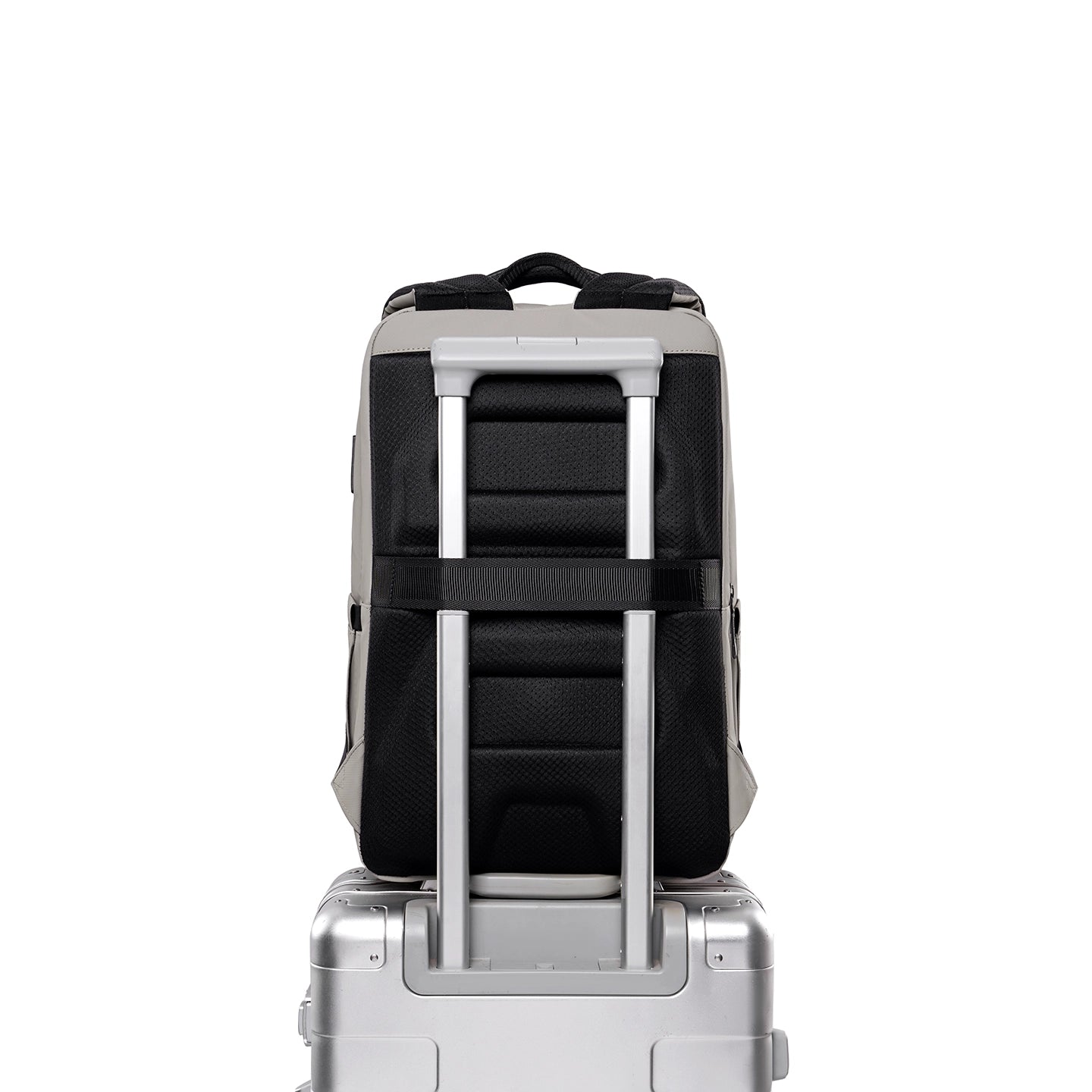VaultPro: Business Backpack with EVA Diamond Protection & USB Charging