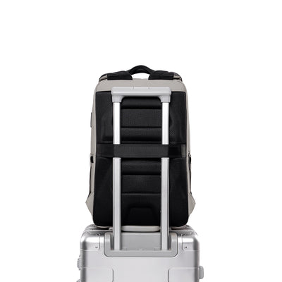 VaultPro: Business Backpack with EVA Diamond Protection & USB Charging