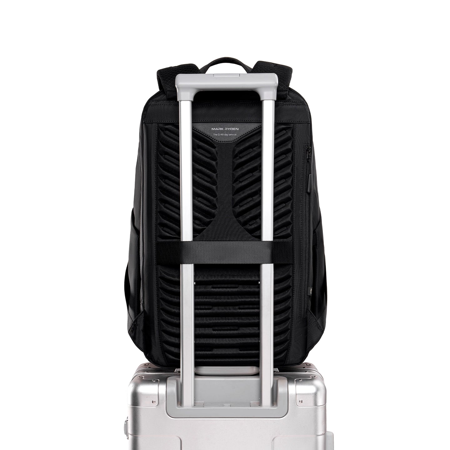 Globalist: Expandable 3-in-1 Tech Travel Backpack with 180° Clamshell Opening & Luggage Strap