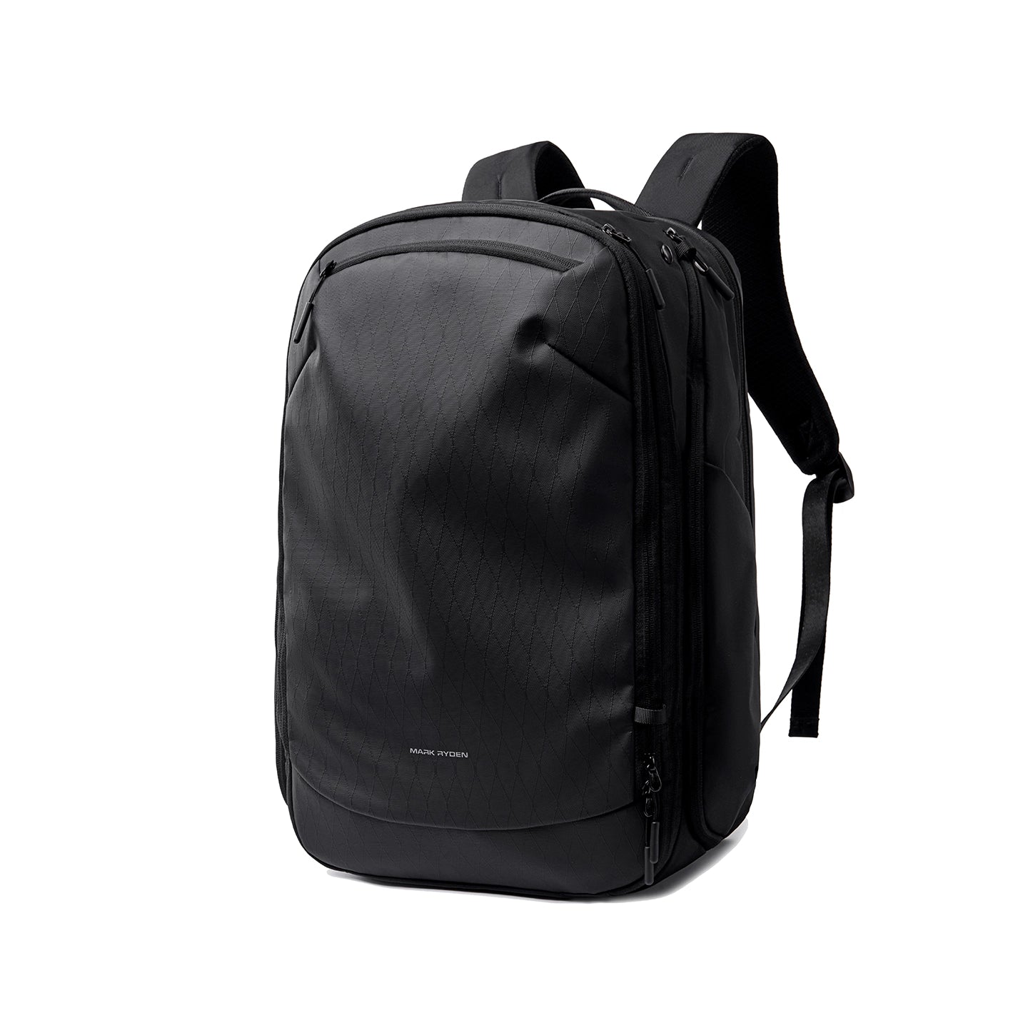 Globalist: Expandable 3-in-1 Tech Travel Backpack with 180° Clamshell Opening & Luggage Strap