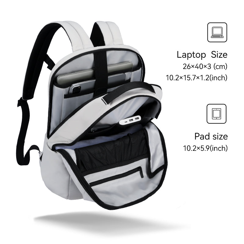 acrylic ホワイト・ブラックリュック Summer Mist MR1106: Beat the Heat - Cool and Ultra-light Backpack