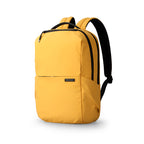 Bright yellow Mark Ryden ultra-light backpack with black straps and front pocket, perfect for summer adventures.