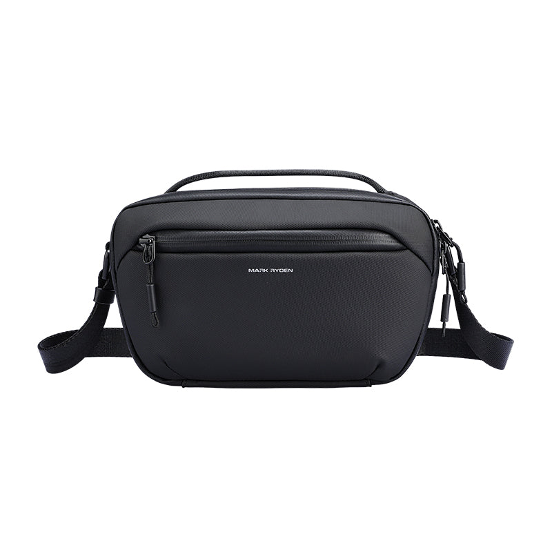 Black Mark Ryden Switchstorage III multifunctional waterproof 3C storage bag with front zipper pocket and adjustable shoulder straps