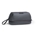 Gray Mark Ryden Switchstorage V toiletry bag with dual compartments, wrist strap