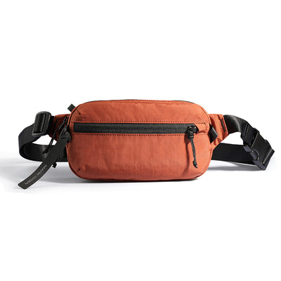 MarkRyden Global orange anti-theft crossbody bag with RFID protection