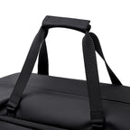TransitPro black duffel bag with padded handle for business travel