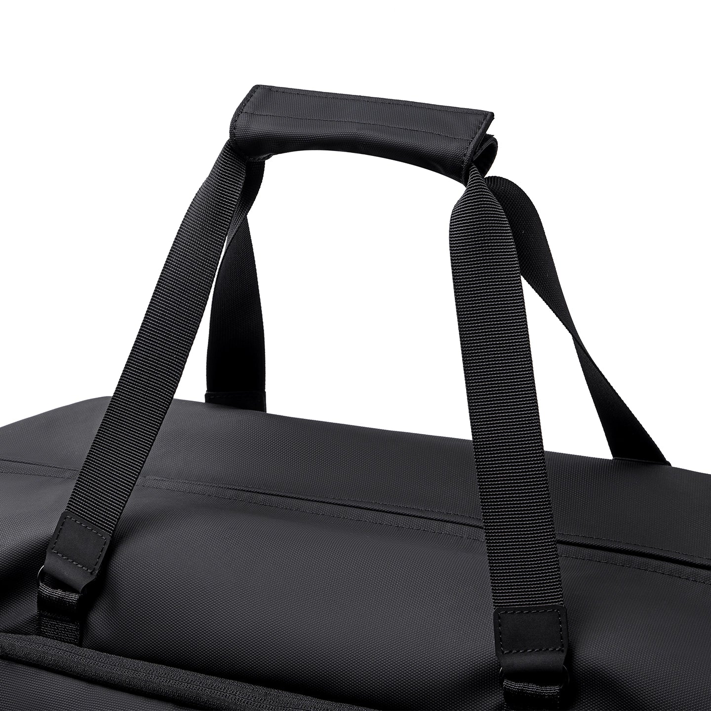 TransitPro black duffel bag with padded handle for business travel