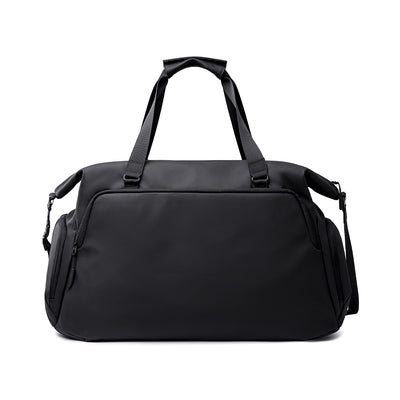 duffel bag for work travel TransitPro: Business Travel Duffel Bag for Men – Large Weekender Carry On Black