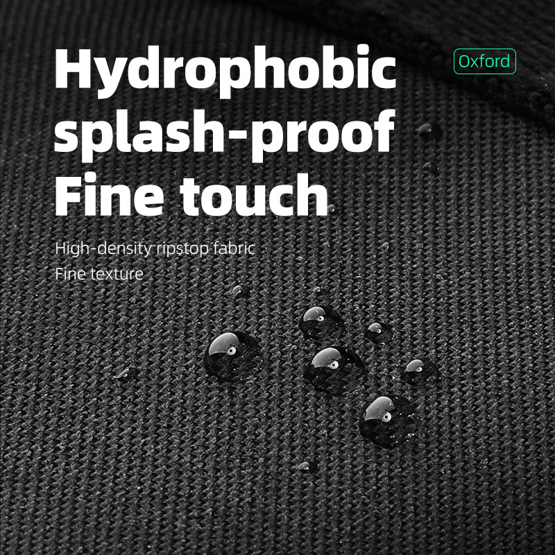 MARK RYDEN BreezePack backpack - black ripstop fabric, hydrophobic splash-proof