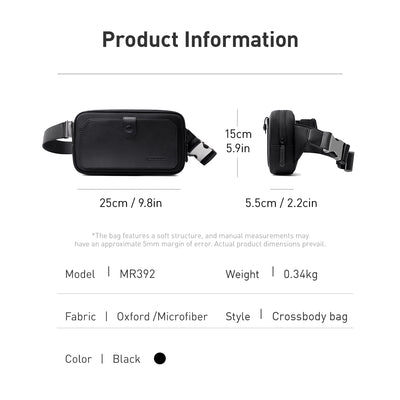 MetroCatch: 2L Sling Bag with Quick-Release Metal Buckle for City Explorers