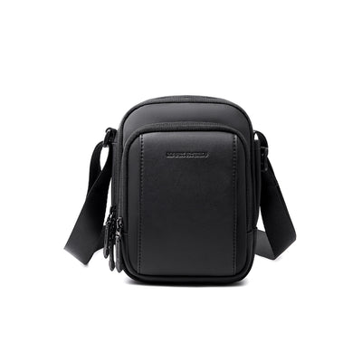 ZipCube: 3-Zip Mini Crossbody Phone Bag with Splash-Resistant Fabric for Men