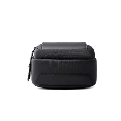 ZipCube: 3-Zip Mini Crossbody Phone Bag with Splash-Resistant Fabric for Men