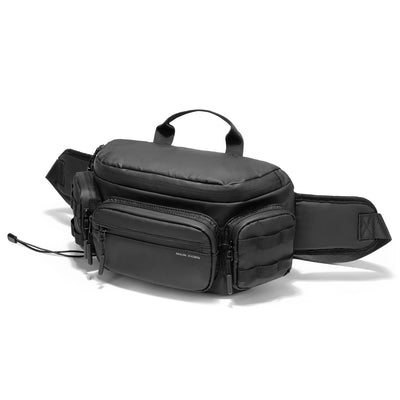 Mark Ryden Global black waterproof crossbody bag with multi-pockets